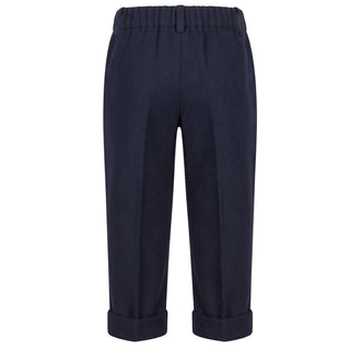 J.o Milano Pantaloni Blu In Misto Lana 2664A3/1J Per Bambino