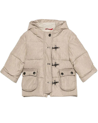 Fay Giubbino beige con cappuccio FV2530-N0275