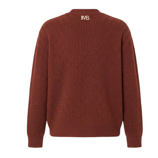 I'm Brian Cardigan Color Ruggine In Misto Lana MA3801/1 Per Uomo
