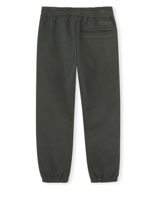 Lanvin Pantaloni jogger verdi con logo N30315