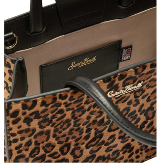 Mc2 Saint Barth Borsa Midi in pelle e cavallino maculato SHBM0001-00501I