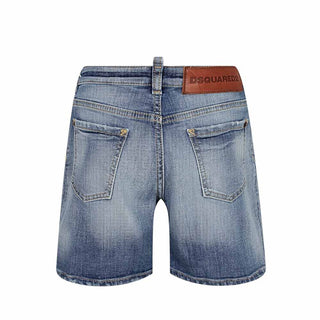 Dsquared2 Bermuda in denim blu chiaro DQ0782-D009T