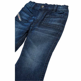 Diesel Jeans a zampetta in denim blu da neonata K00659-KXBSC-K01