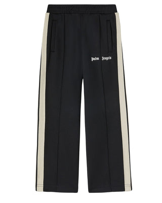 Palm Angels Pantaloni neri Track con logo PBCJ002C99FAB0031003