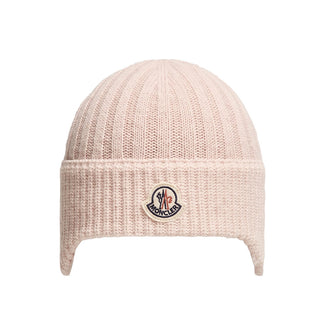 Moncler Cappello Rosa In Misto Lana E Cashmere L29513B00008-51M Per Neonata