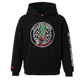 SPRAYGROUND Felpa Nera Con Stampa SPY1514GBLK Per Bambini