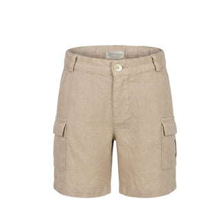 J.o Milano Bermuda Cargo In Lino Per Bambino 674E1J