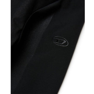 Diesel Giubbino Jakane nero in tessuto spalmato J02641-KXBRR-K900