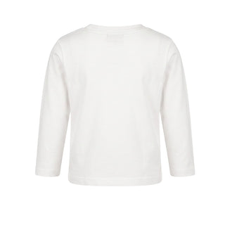 Palm Angels T-shirt Avorio Con Logo F6PANBTH186/412 Per Neonata