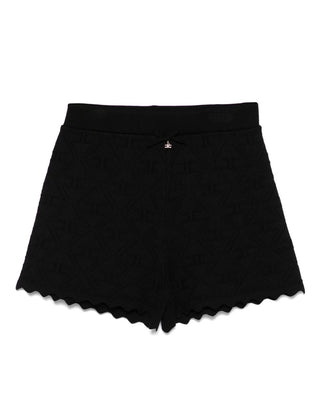 Elisabetta Franchi Shorts Traforati EFBE068.C Con Logo