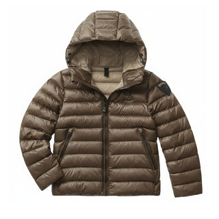 Blauer Giubbino trapuntato a righe Adams da bambino 25WBLKC02426