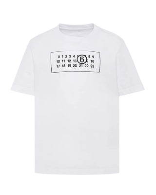 Maison Margiela T-shirt in jersey con stampa M60909-MM04I