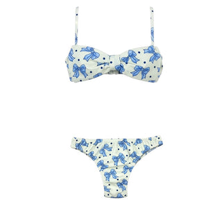 Mc2 Saint Barth Bikini Midge Con Stampa Fiocchi MDG0001/00633L Per Bambina