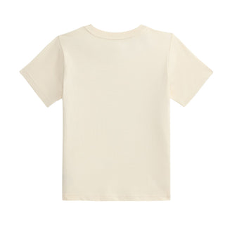 Polo Ralph Lauren T-shirt Avorio Con Polo Bear 322B27298002 Per Bambino