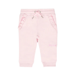 Givenchy Pantaloni jogger rosa in felpa con logo H30896