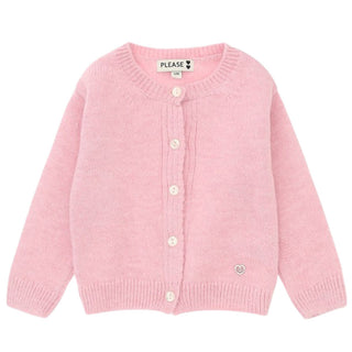 Please Cardigan in misto lana da bambina NB14230G77J