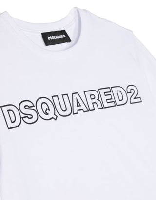 Dsquared2 Crewneck T-shirt with printed logo DQ1757-D00MV