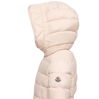 Moncler Piumino Avoce Con Cappuccio Rosa Chiaro L29541A00072-51N Per Bambina