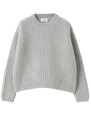 Il Gufo Maglia in lana a costa inglese A24MA454EM220