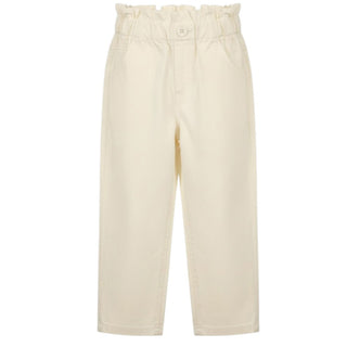 Lalalù Pantaloni In Misto Lino Per Bambina PTL100RB