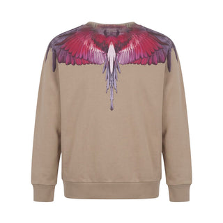 Marcelo Burlon Felpa Girocollo Con Stampa F6CMJBSW027-092 Per Bambini