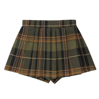 Pype Gonna Shorts In Fantasia CLAMY Tartan Da Bambina