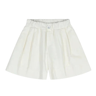 J.o Milano Shorts Bianchi In Velluto 2664N8-01J Per Bambina
