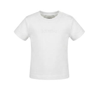 Iceberg T-shirt Bianca In Jersey Per Neonato TSICE6114B-V2