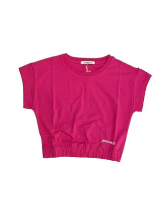 Hinnominate T-shirt cropped con logo 3646M0114