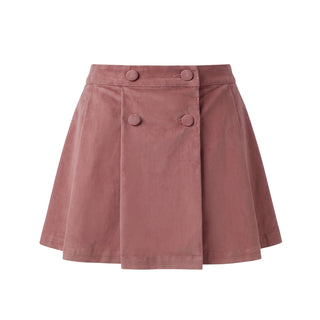 Coccodè Gonna Rosa In Velluto C64273/8J Per Bambina