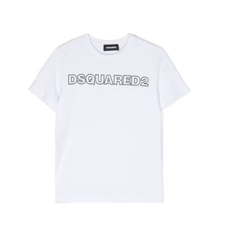 Dsquared2 Crewneck T-shirt with printed logo DQ1757-D00MV