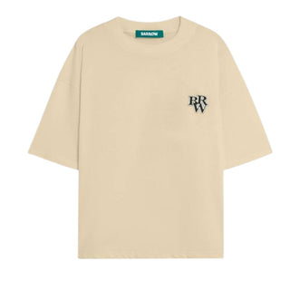 Barrow T-shirt Beige A Maniche Corte Da Uomo S6BWUATH103-092