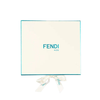 Fendi Tutina Rosa In Cotone Con Cappellino E Bavaglino BUQ167-ST8-F9C11 Per Neonata