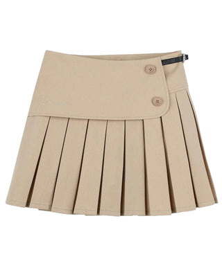 Givenchy Gonna beige a pieghe da bambina H30972