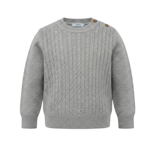 Dottor Kids Maglia girocollo in misto lana da neonato DK22