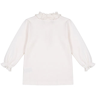 J.o Milano T-shirt Panna A Maniche Lunghe 2666X7J Per Bambina