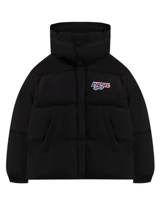 Diesel Giubbino trapuntato con cappuccio e logo J00825