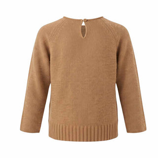 Maperò Maglia Color Cammello In Misto Lana M34368/440J Per Bambina