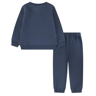 Levis Tuta Blu In Cotone Con Logo 9EP012-UF3Per Bambini