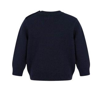 Givenchy Maglia Girocollo Blu In Lana H31294/853 Per Neonato