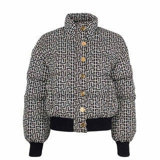 Balmain Bomber Jacket 6R2C80 Monogram For Girls