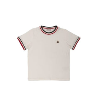 Moncler T-Shirt mit Rundhalsausschnitt und Aufnäher I29548C00023