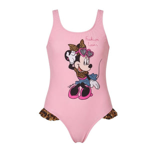 Mc2 Saint Barth Costume Intero Tiana Rosa Con Minnie TNA0001/02882L Per Bambina