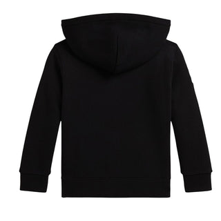 Polo Ralph Lauren Felpa Nera Con Cappuccio E Big Pony 323979316002 Per Bambino