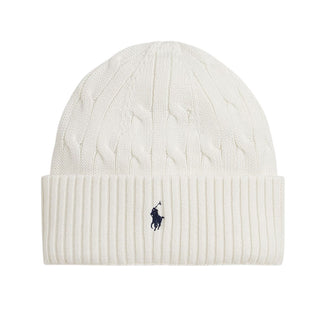 Polo Ralph Lauren Cappello A Trecce Avorio 323980663009 Per Bambini