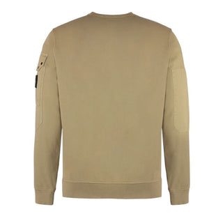 Stone Island Felpa girocollo in cotone con Compass 811563920/V0094