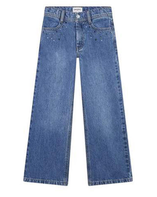 Sonia Rykiel Jeans gamba dritta con strass A00230
