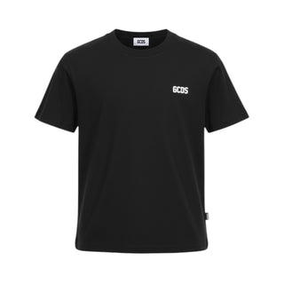 GCDS T-shirt Nera Con Logo Z0UKQC587J105/999A Per Bambini