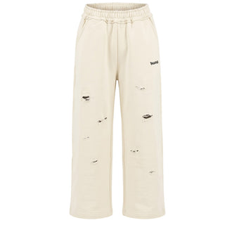 Disclaimer Pantaloni Sportivi Color Avorio 26IDK59132A Per Bambino