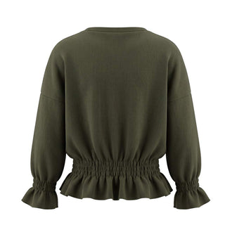 BLOOM Maglia Verde In Misto Cotone 138312 Per Bambina